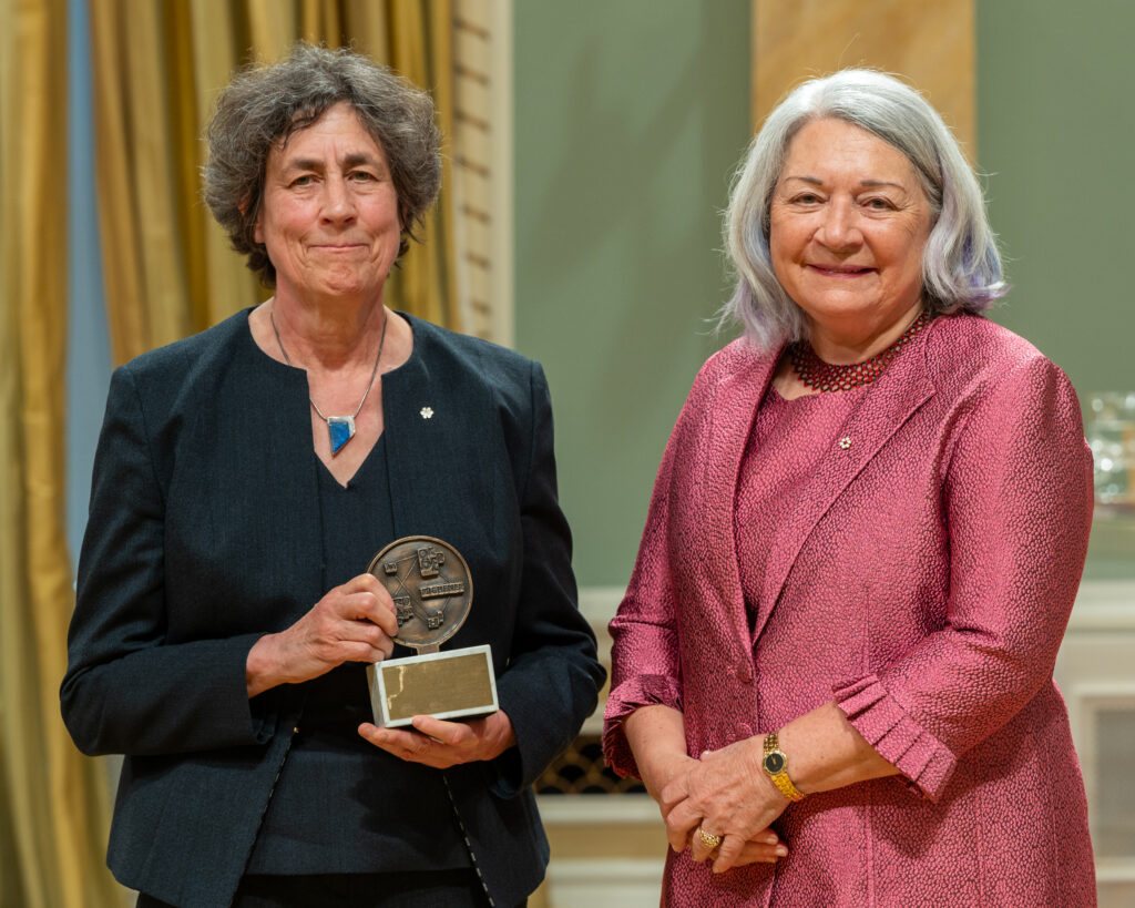 Chantal Hébert with Her Excellency the Right Honourable Mary Simon